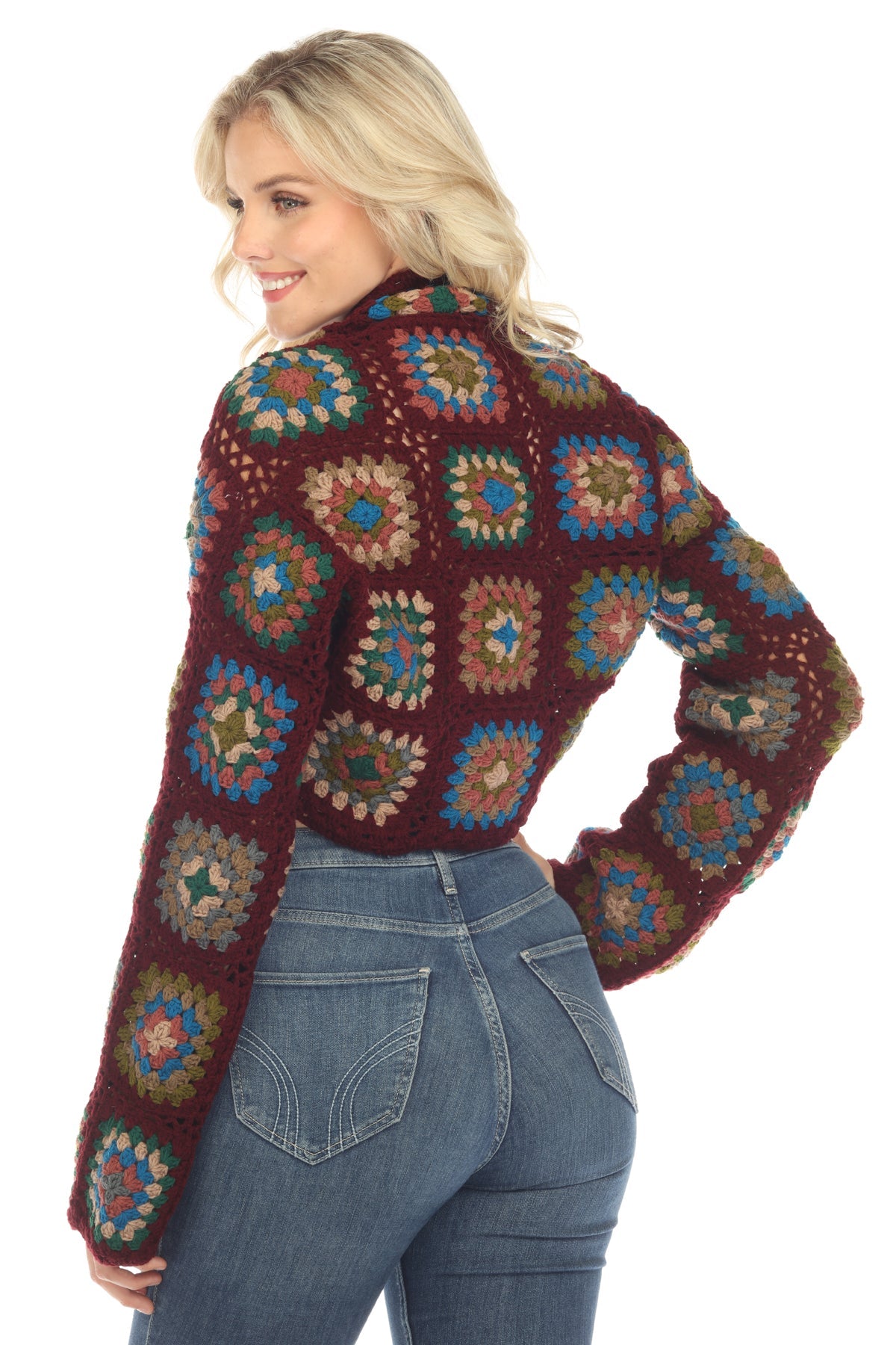 Granny Square Crochet Bolero | Silly Yogi