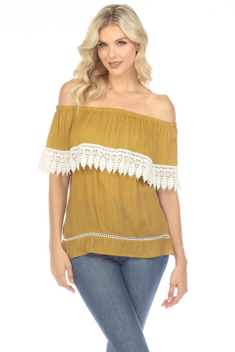 Boho Summers Off-the-Shoulder Top