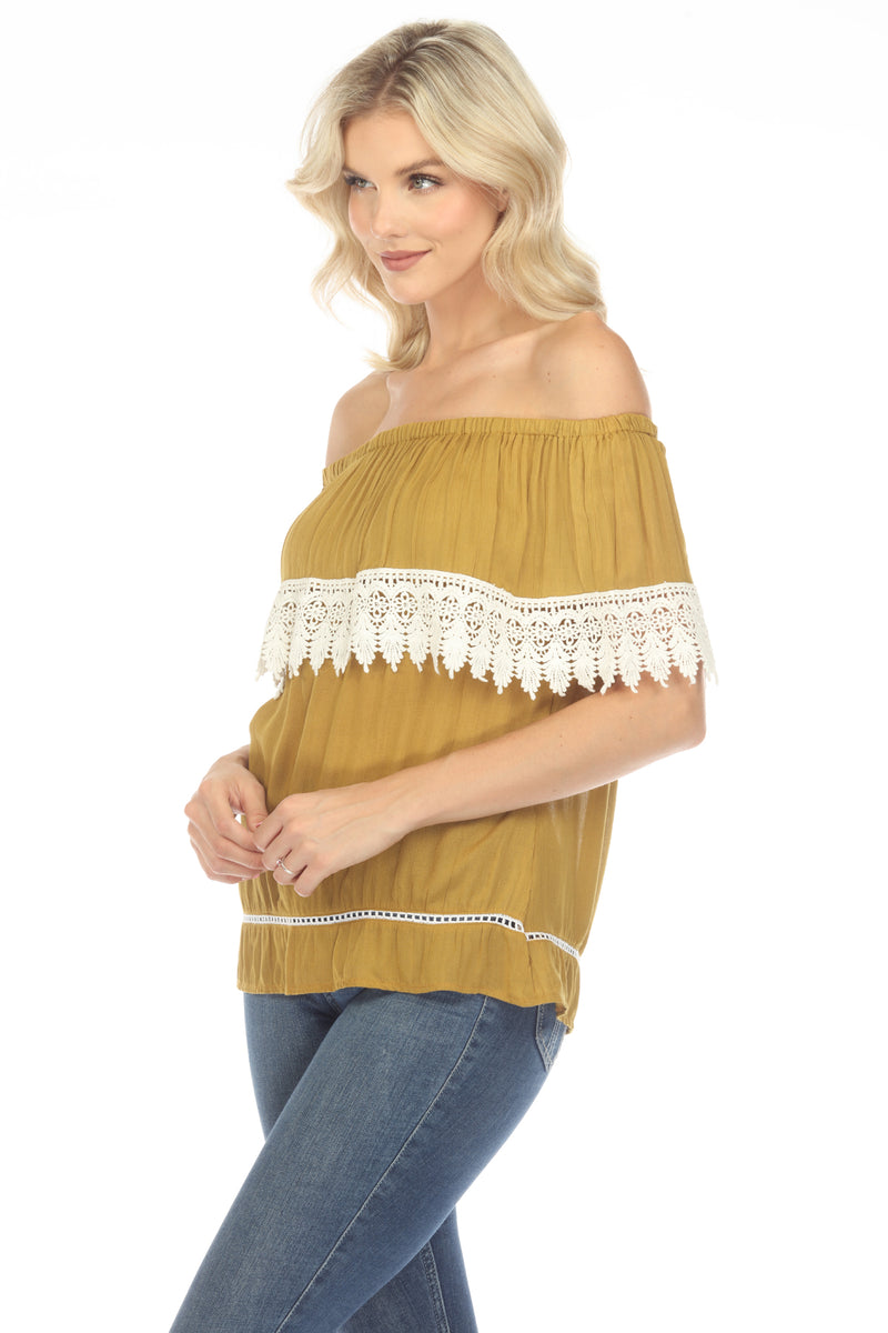 Boho Summers Off-the-Shoulder Top