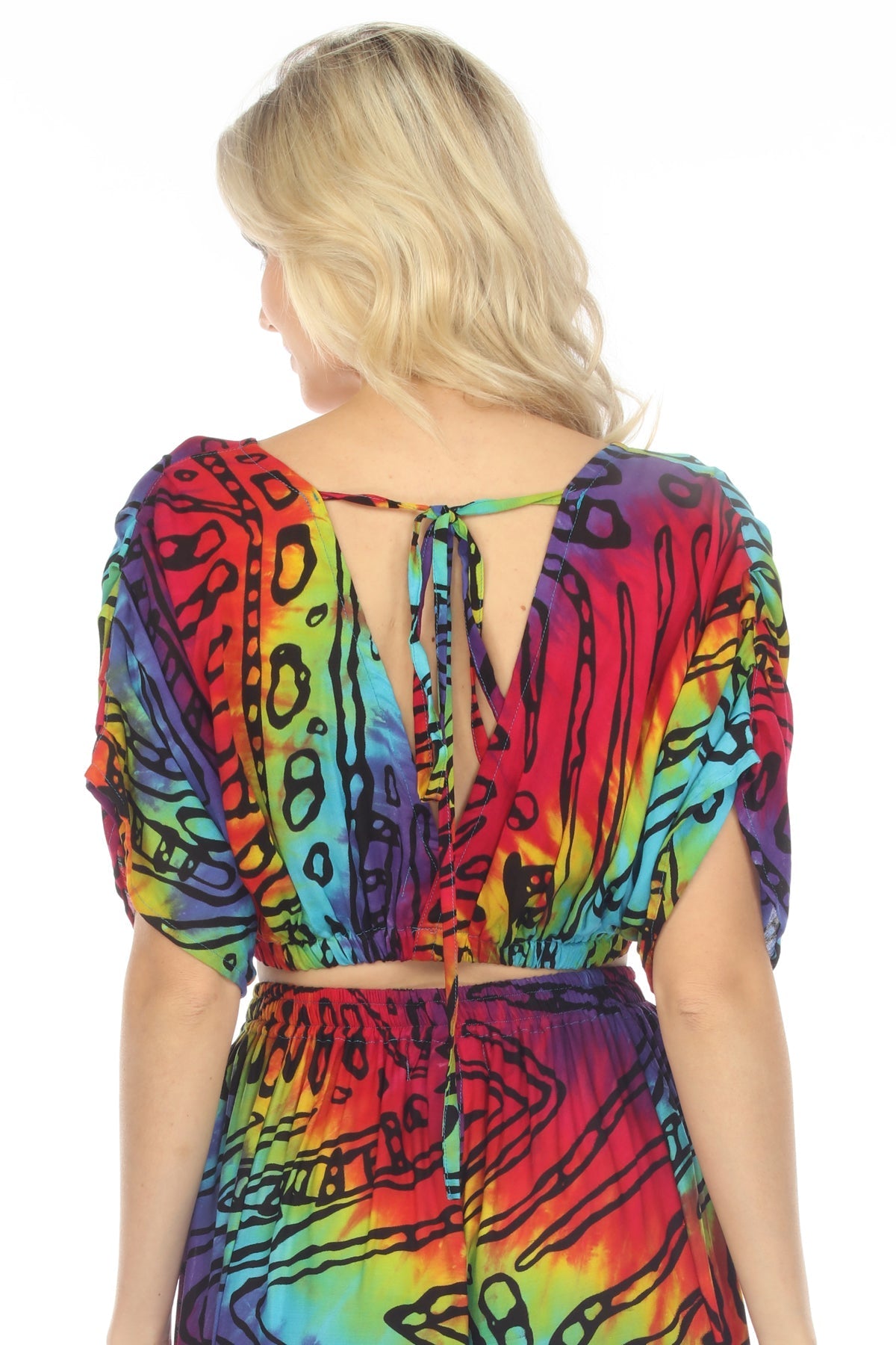 Monarch Butterfly Deep V Crop Top