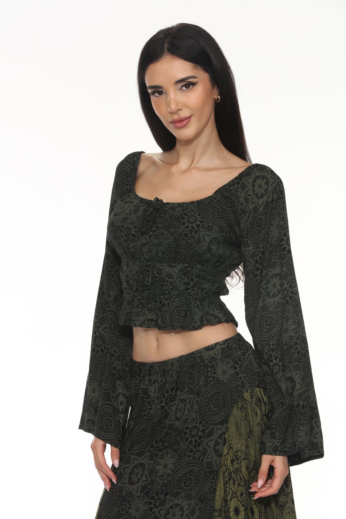 Flowy Peasant Blouse