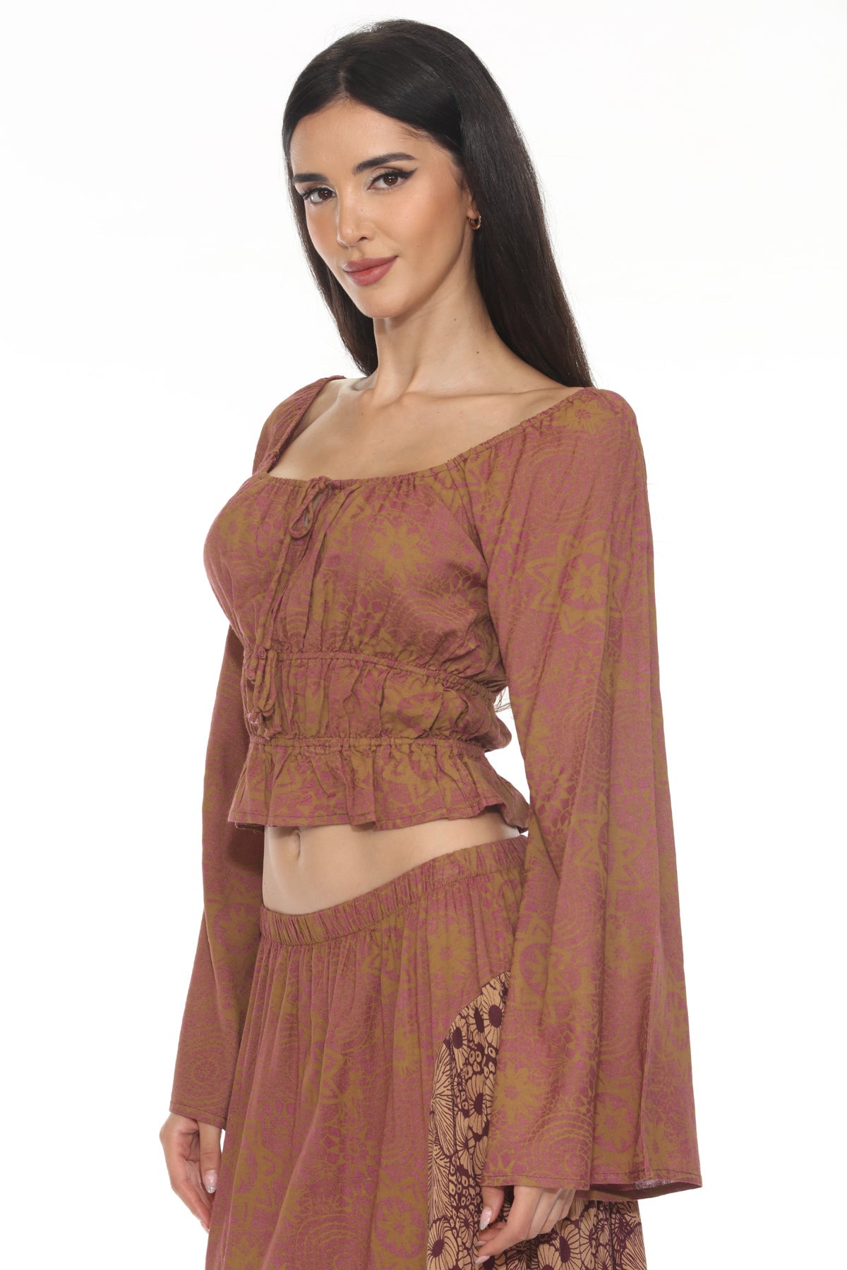 Flowy Peasant Blouse