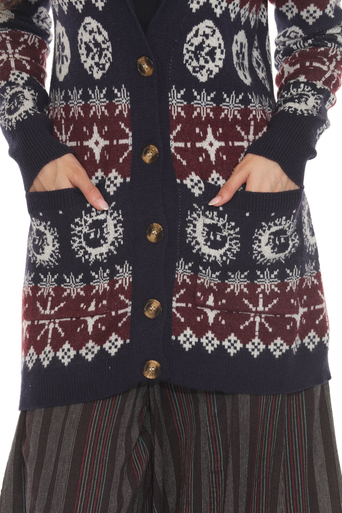 Fair Isle Celestial Cardigan