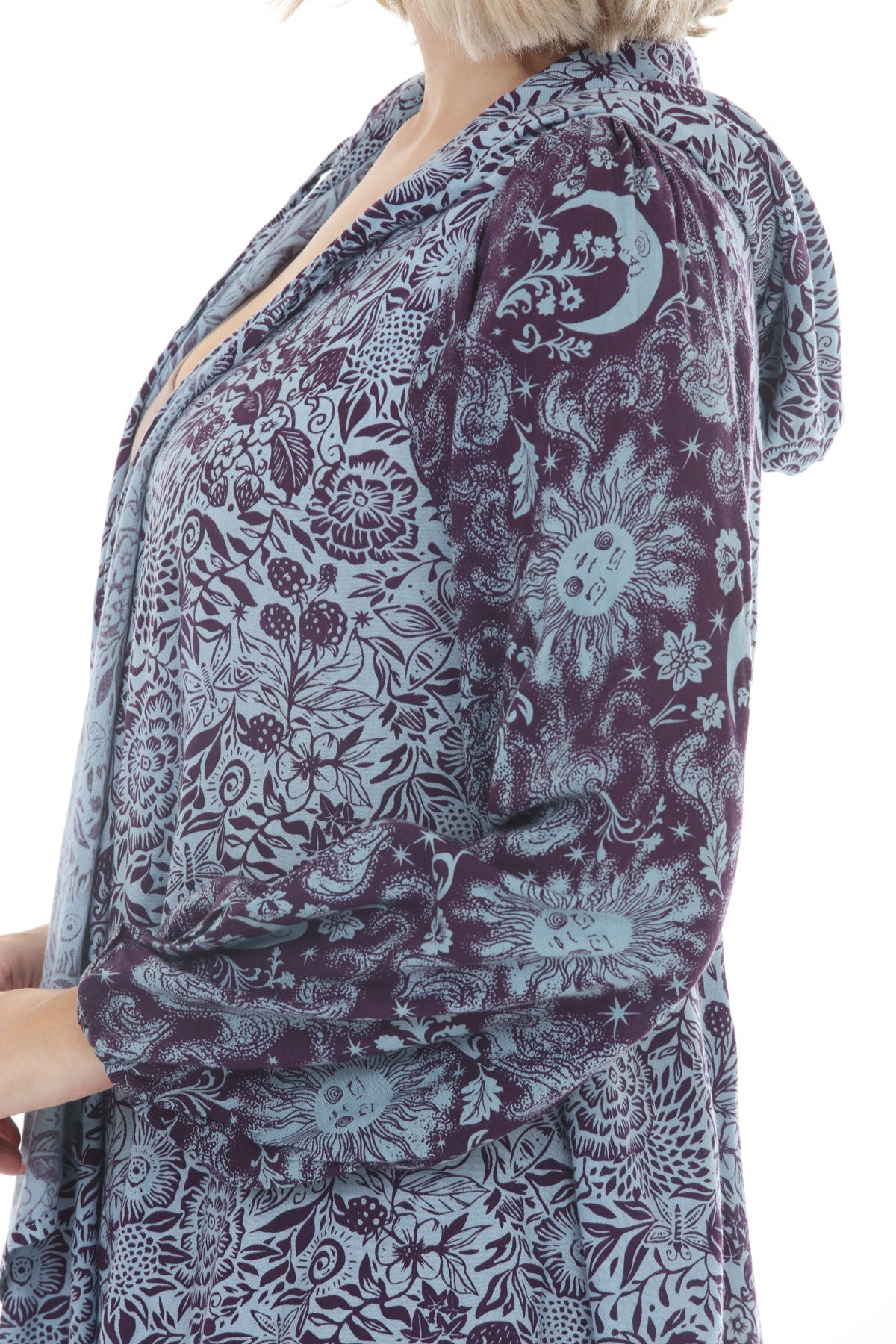 Romantic Celestial Flowy Hoodie