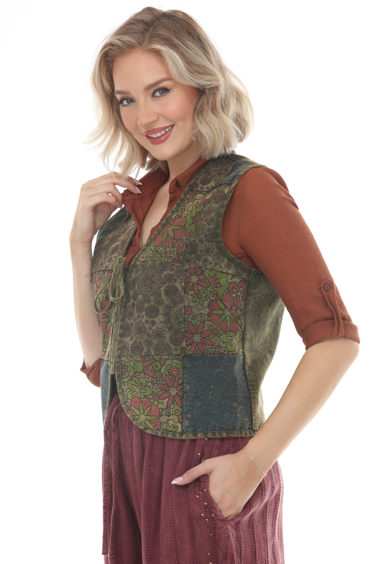 Patchwork Ganny Vest