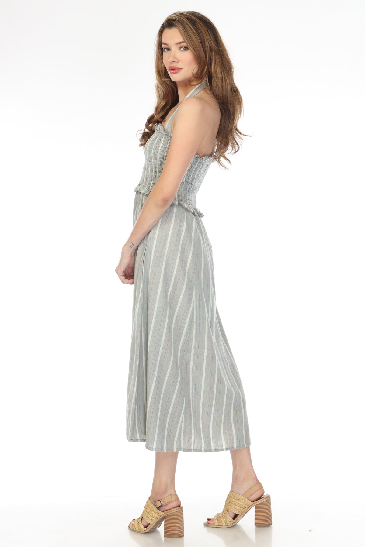 Swift Stripe Midi Dress