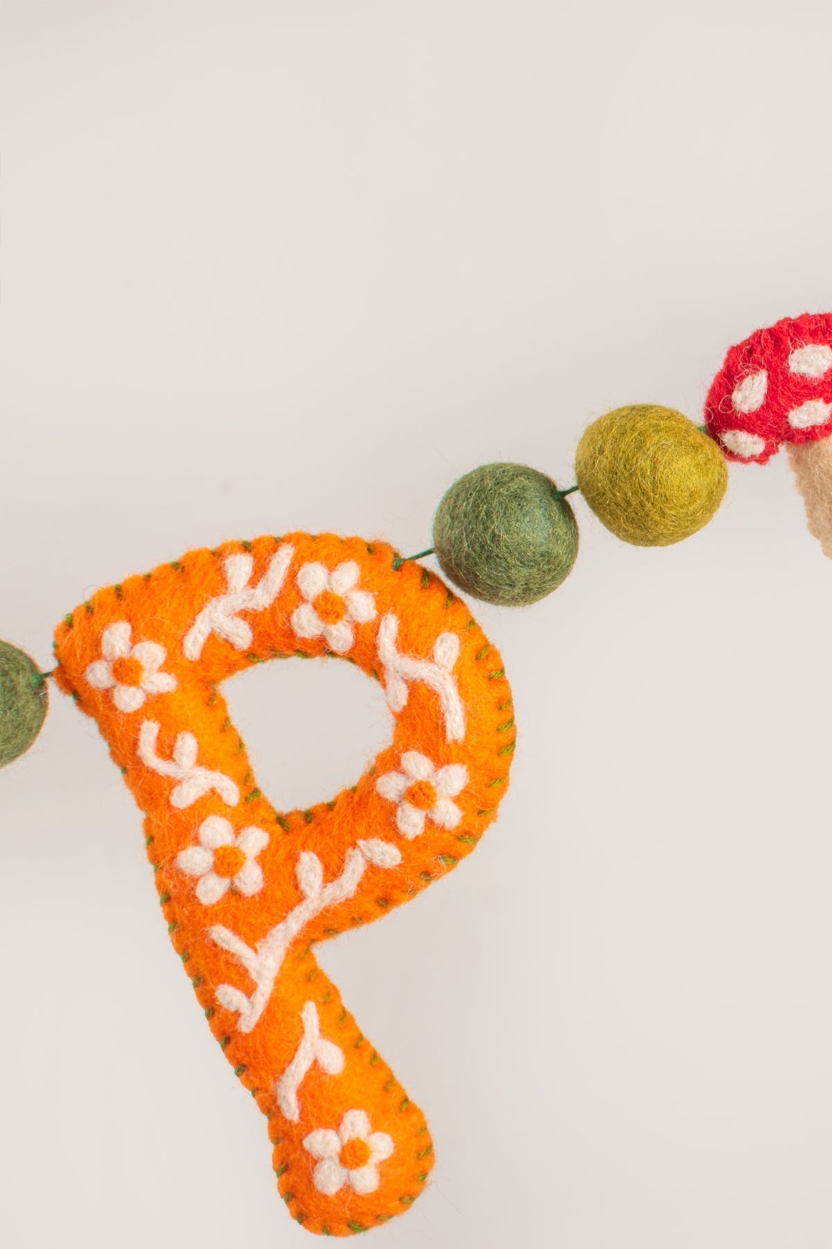 Mushroom Happy Garland
