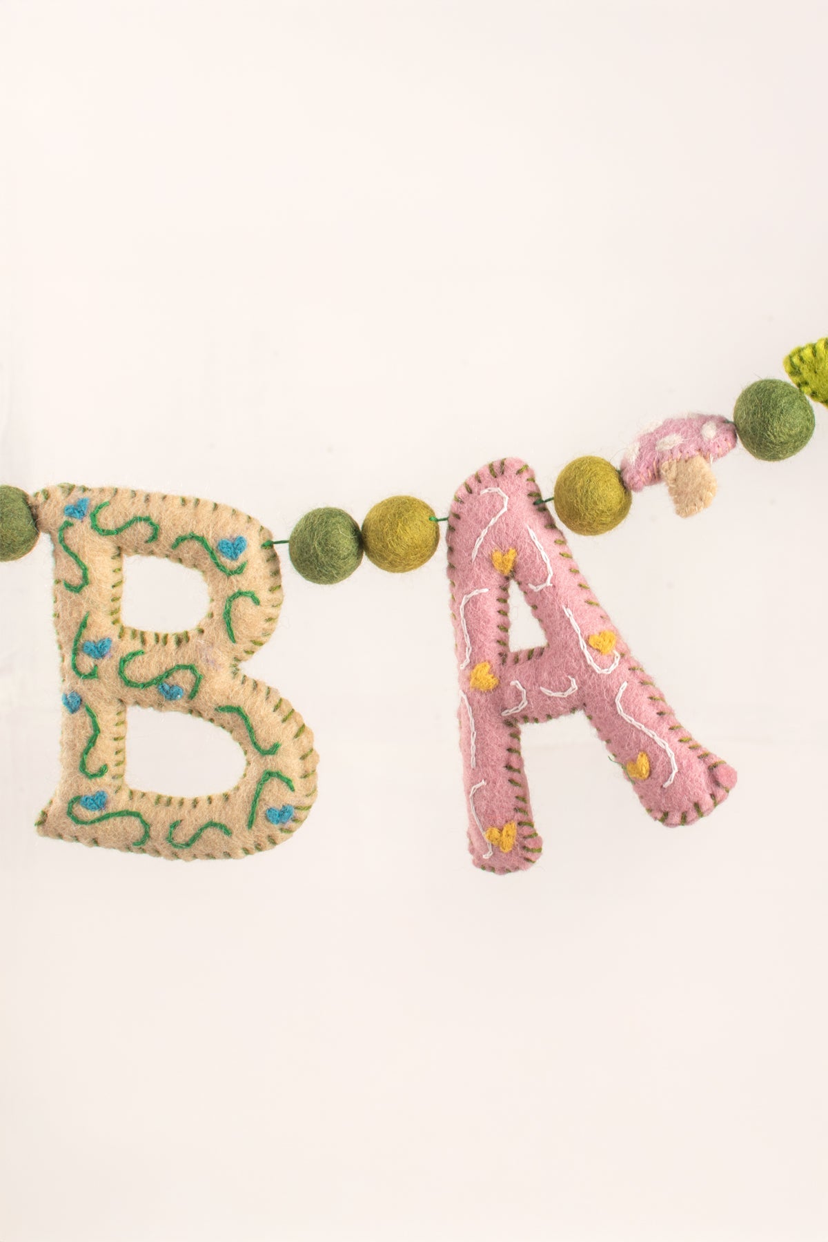 Mushroom OH BABY Garland