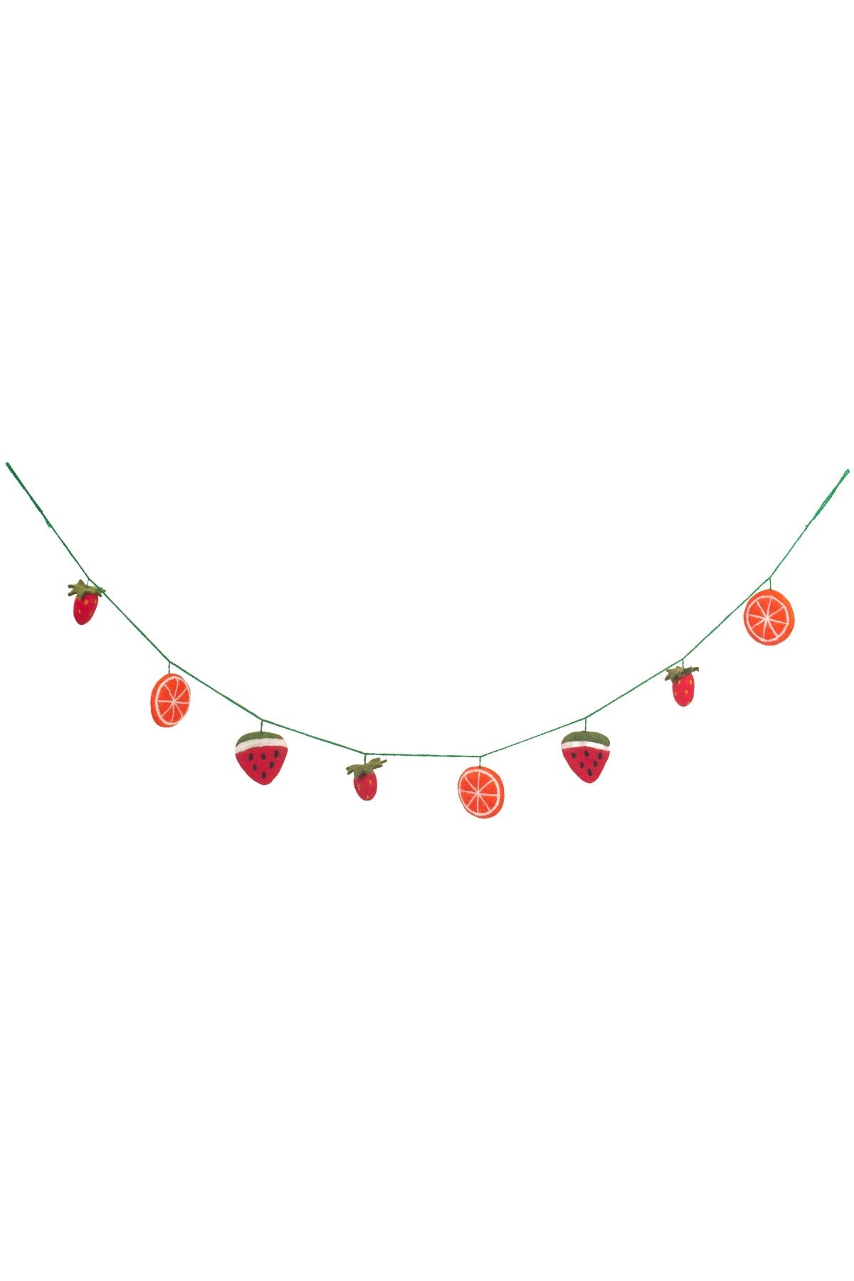 Summer Fruit Felt Garland