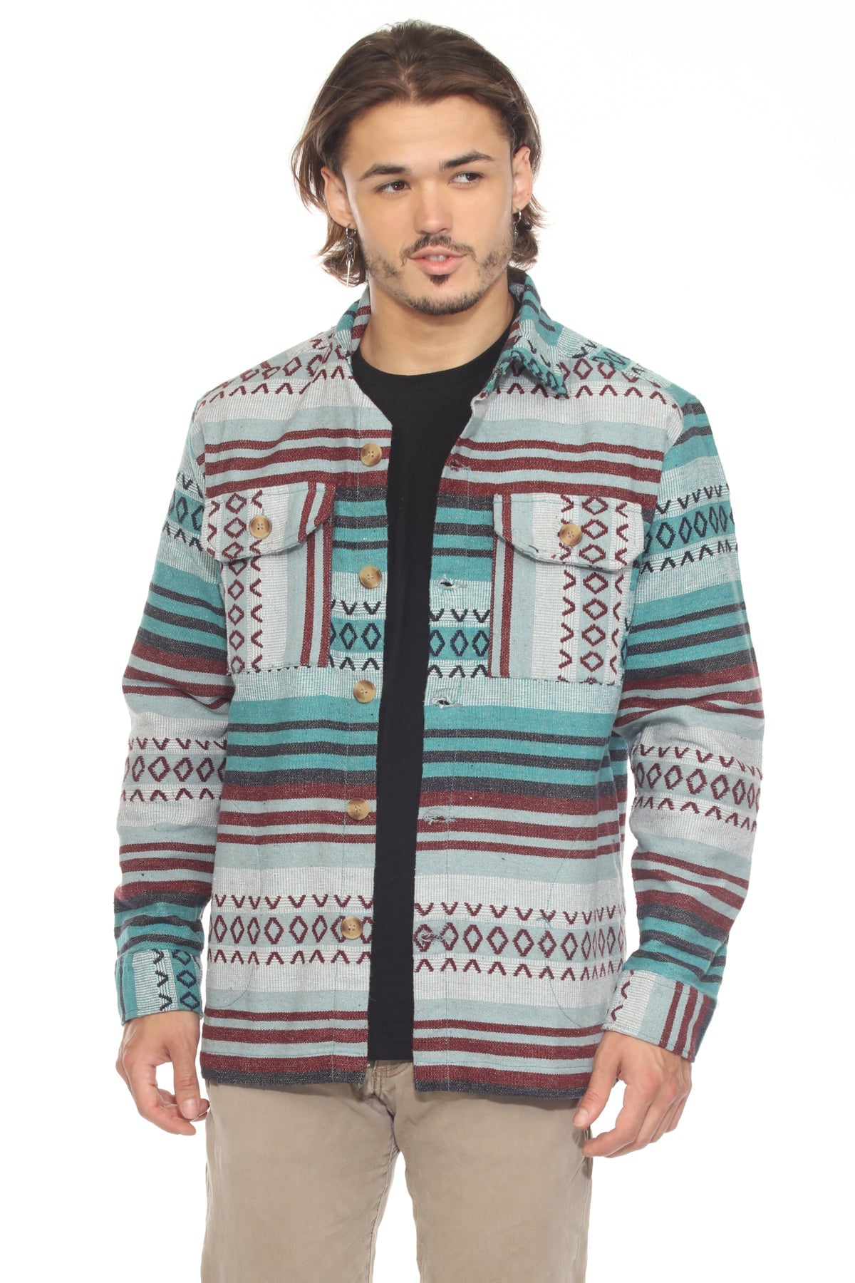 Button Shirt Jacket