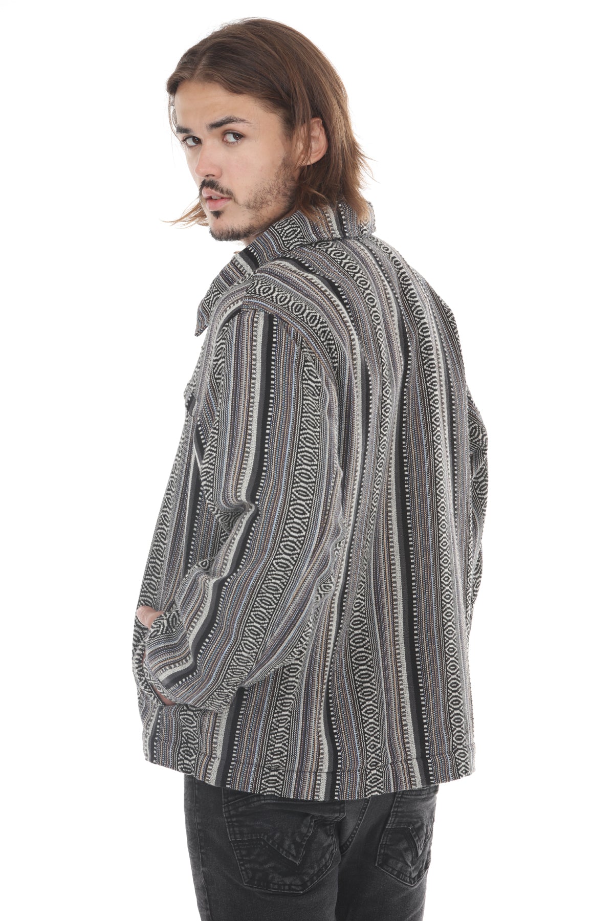 Mens Fleece Lined Zip Work Jacket