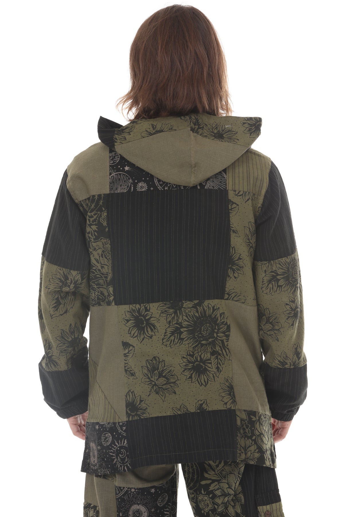 Vintage Patchwork Baja Hoodie
