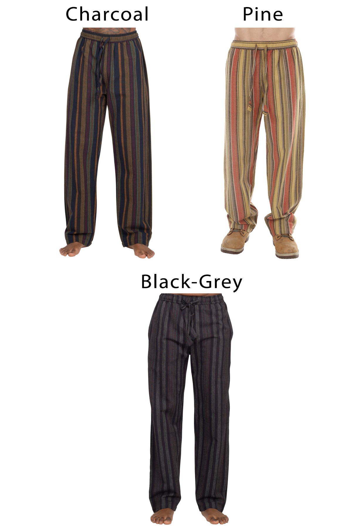 Unisex Stripe Comfy Lounge Pant with Elastic Waist