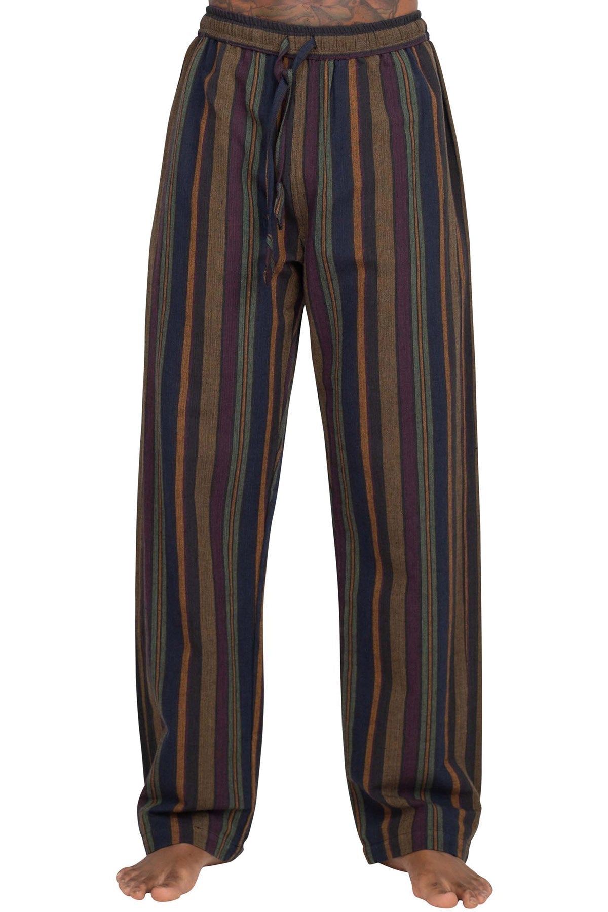 Unisex Stripe Comfy Lounge Pant with Elastic Waist