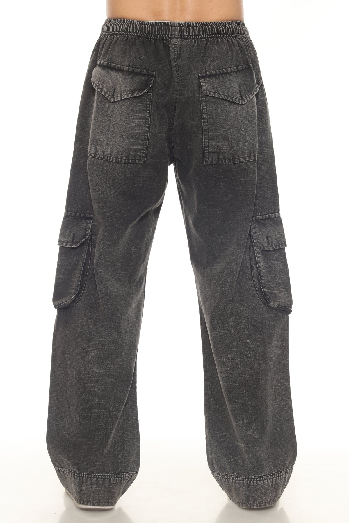 Stonewash Patch Cargo Pants