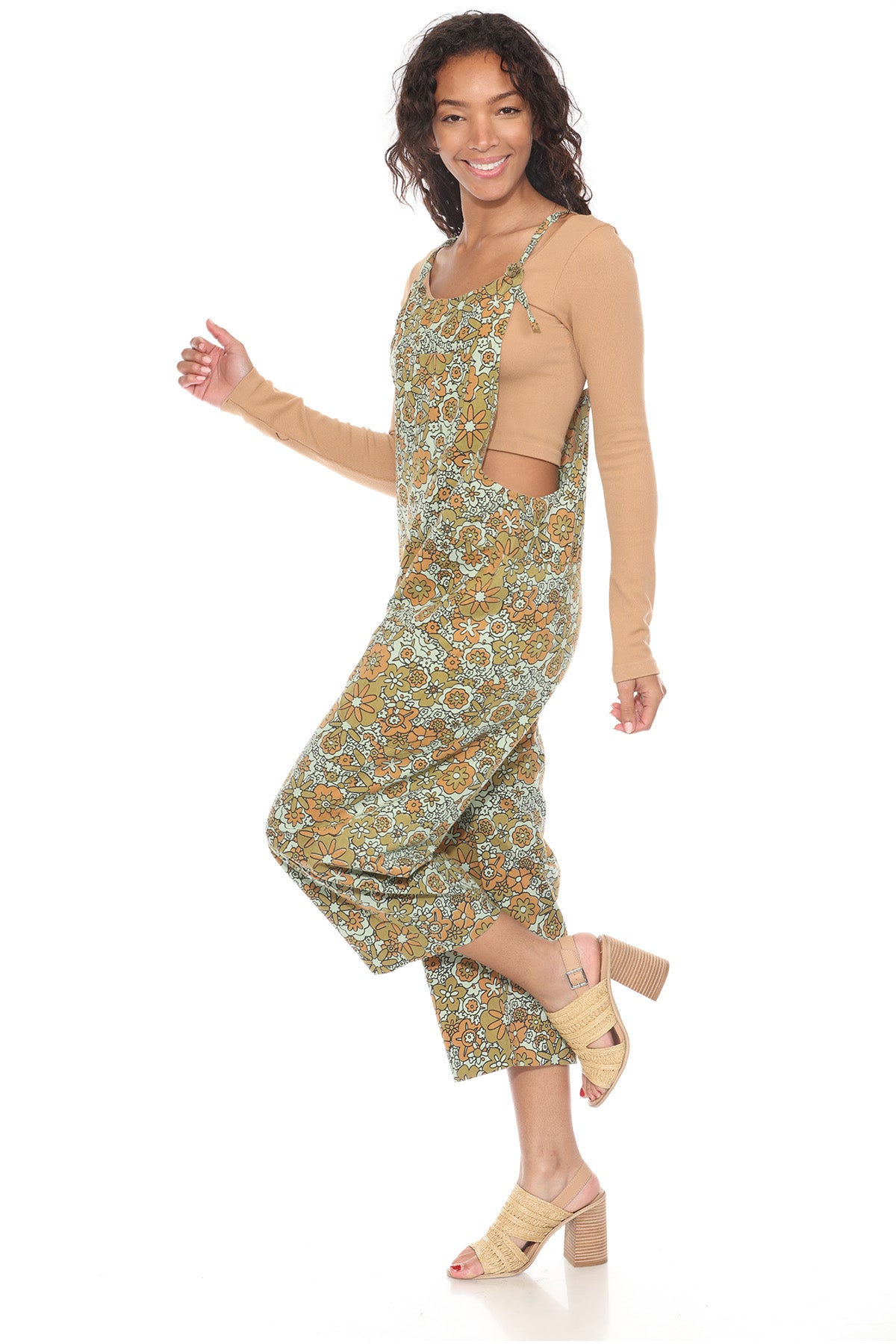 Flower Power Oversized Overalls | Silly Yogi