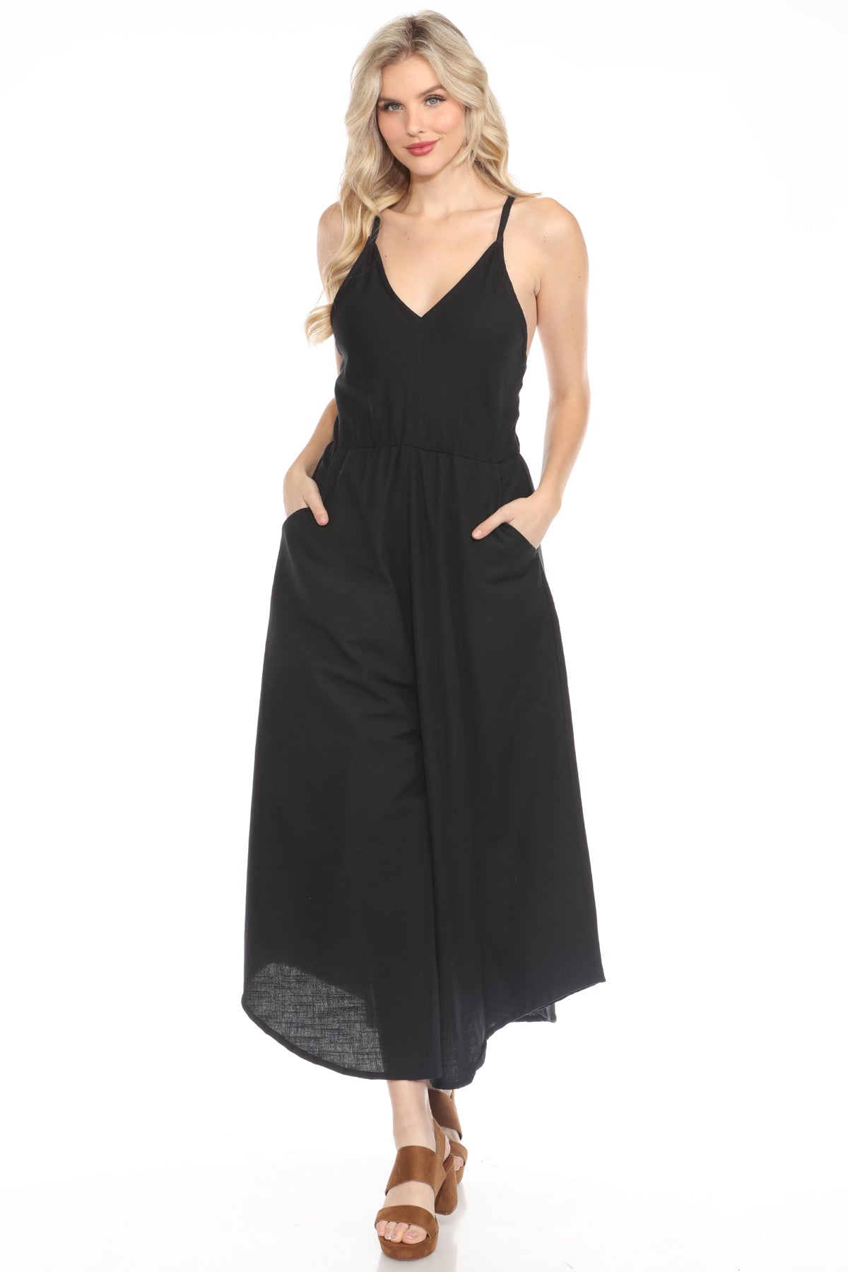Homespun Palazzo Jumpsuit