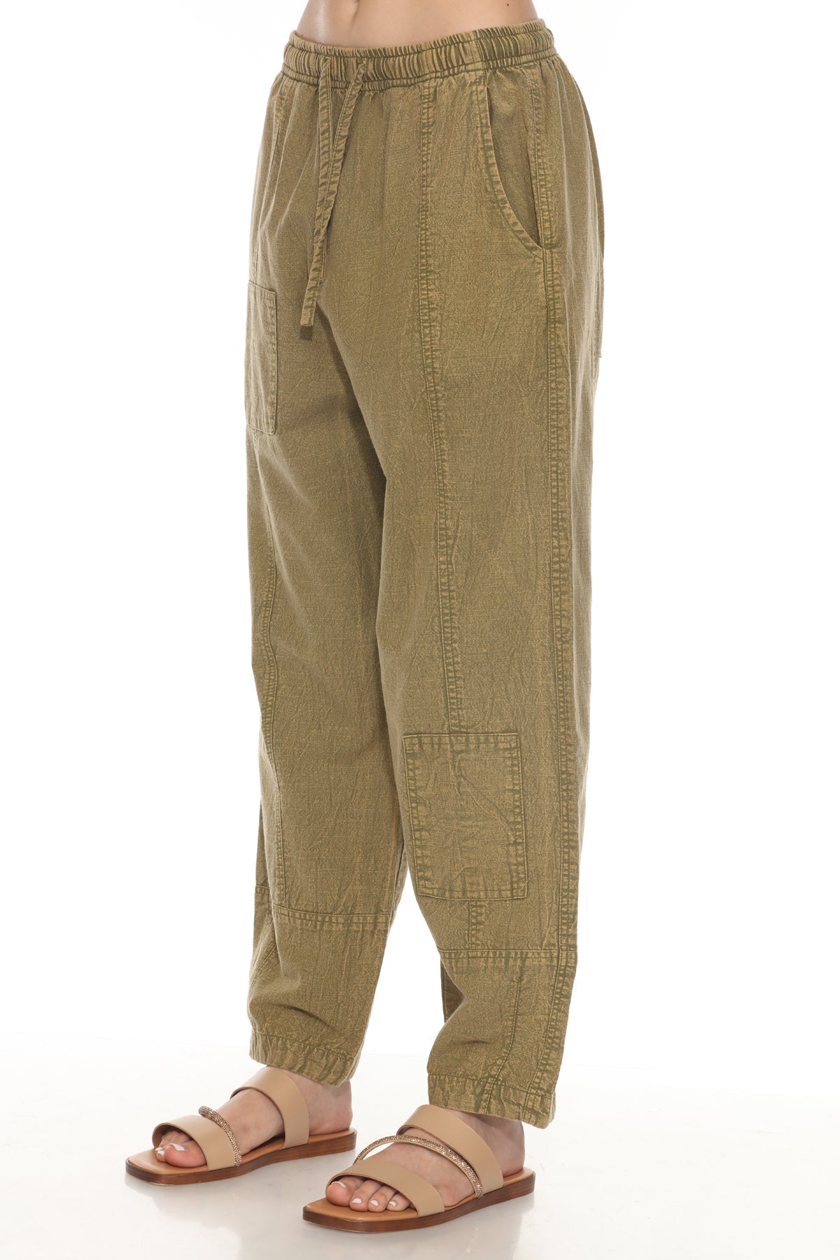 Women's Stonewash Joggers Pants
