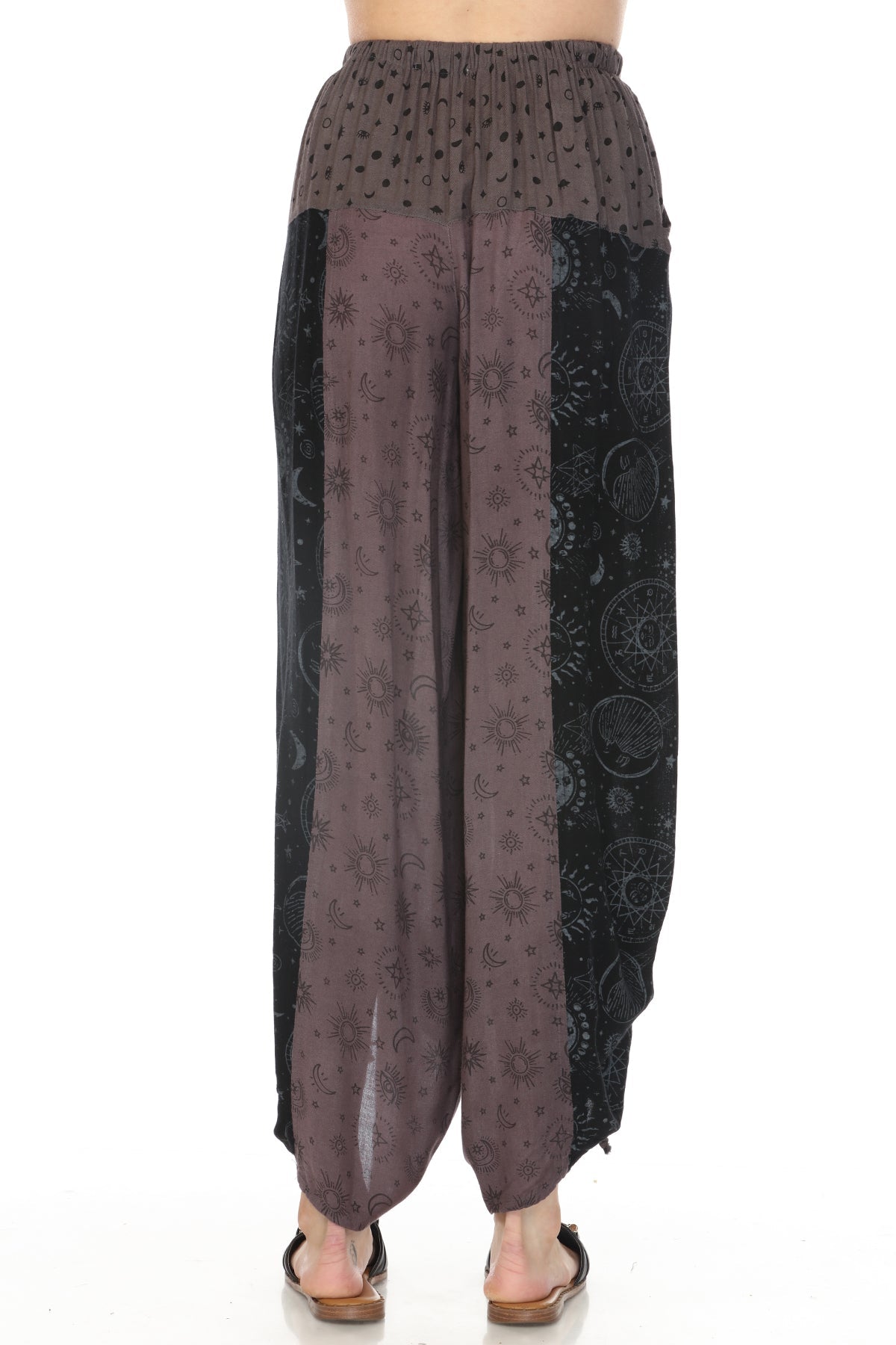 Celestial Patchwork Drawstring Pants