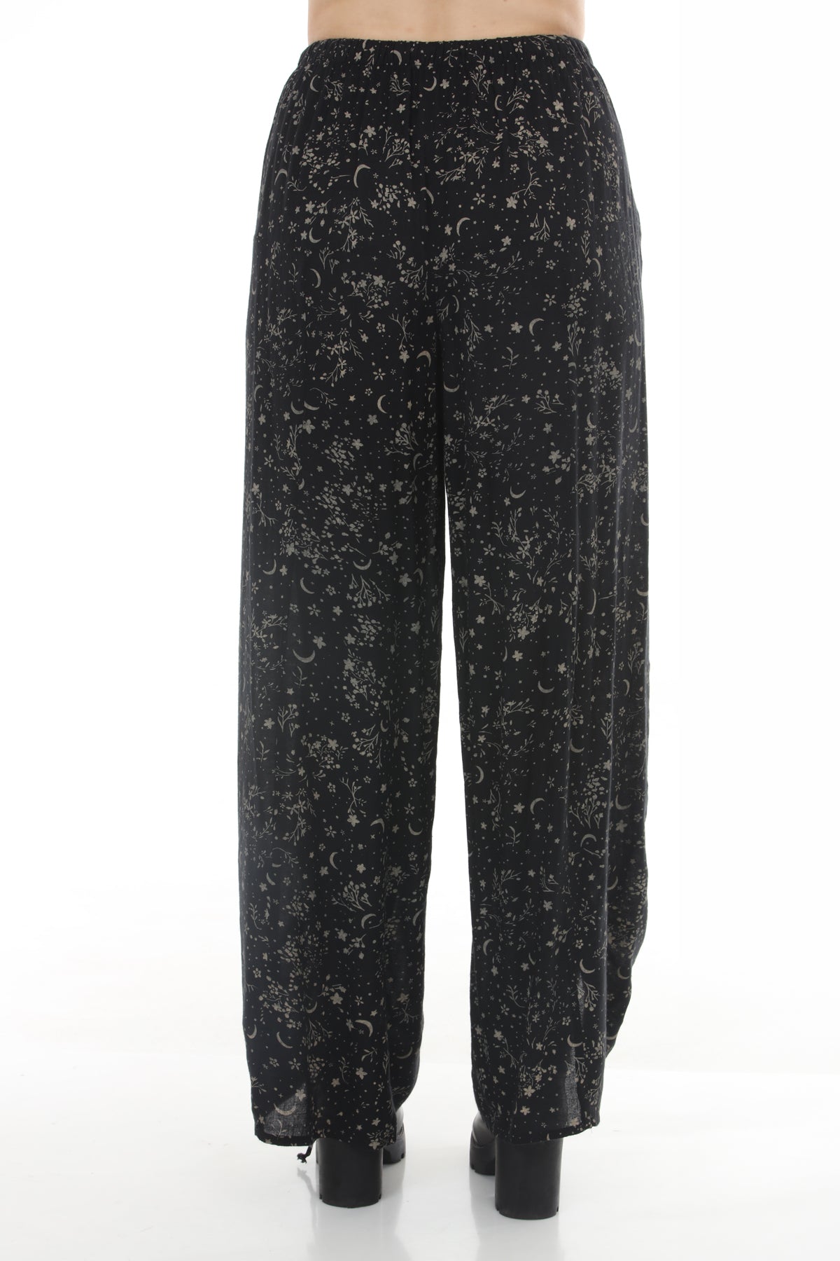 Celestial Flower Drawstring Pants