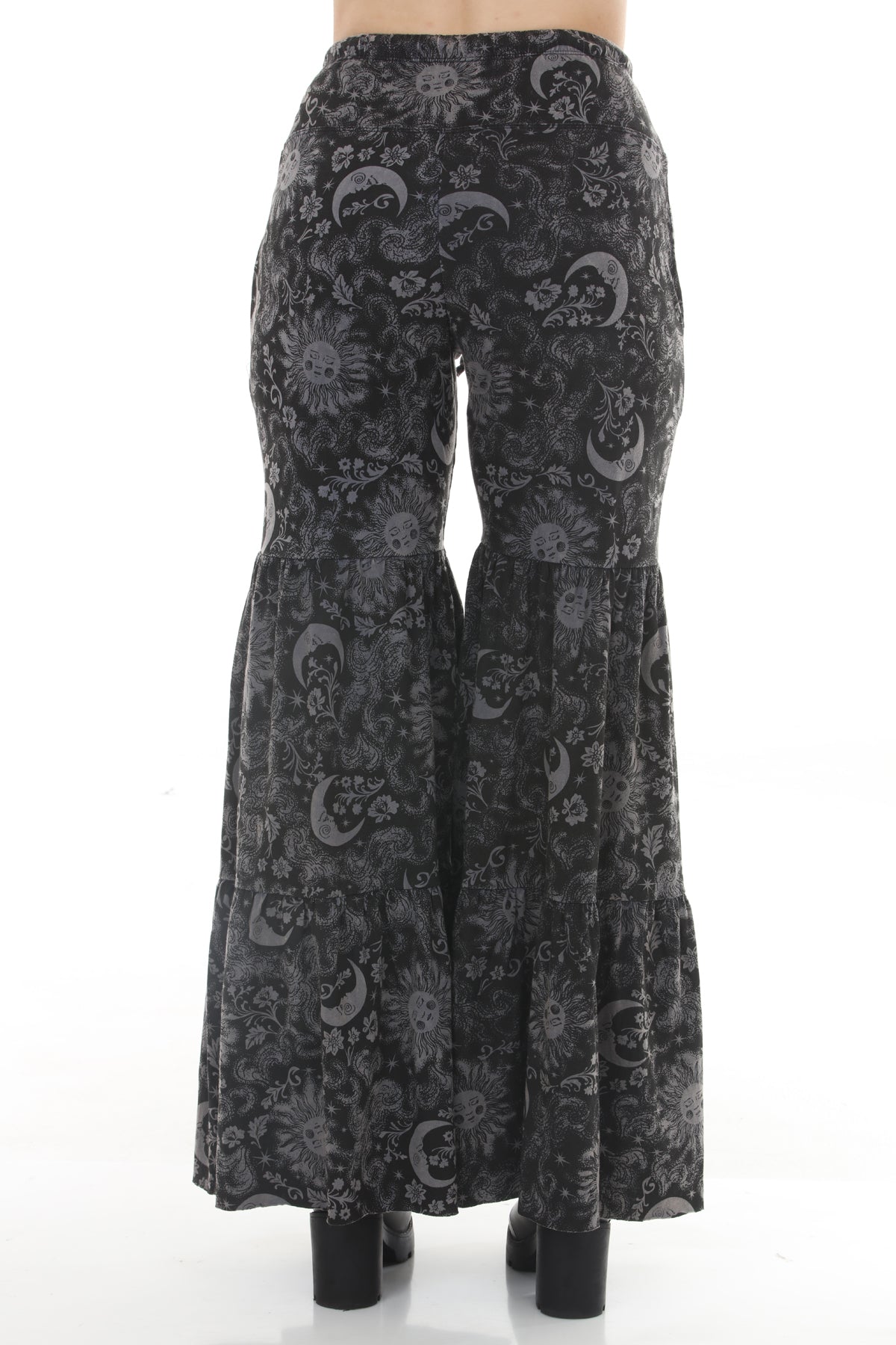 Romantic Celestial Ruffle Pants