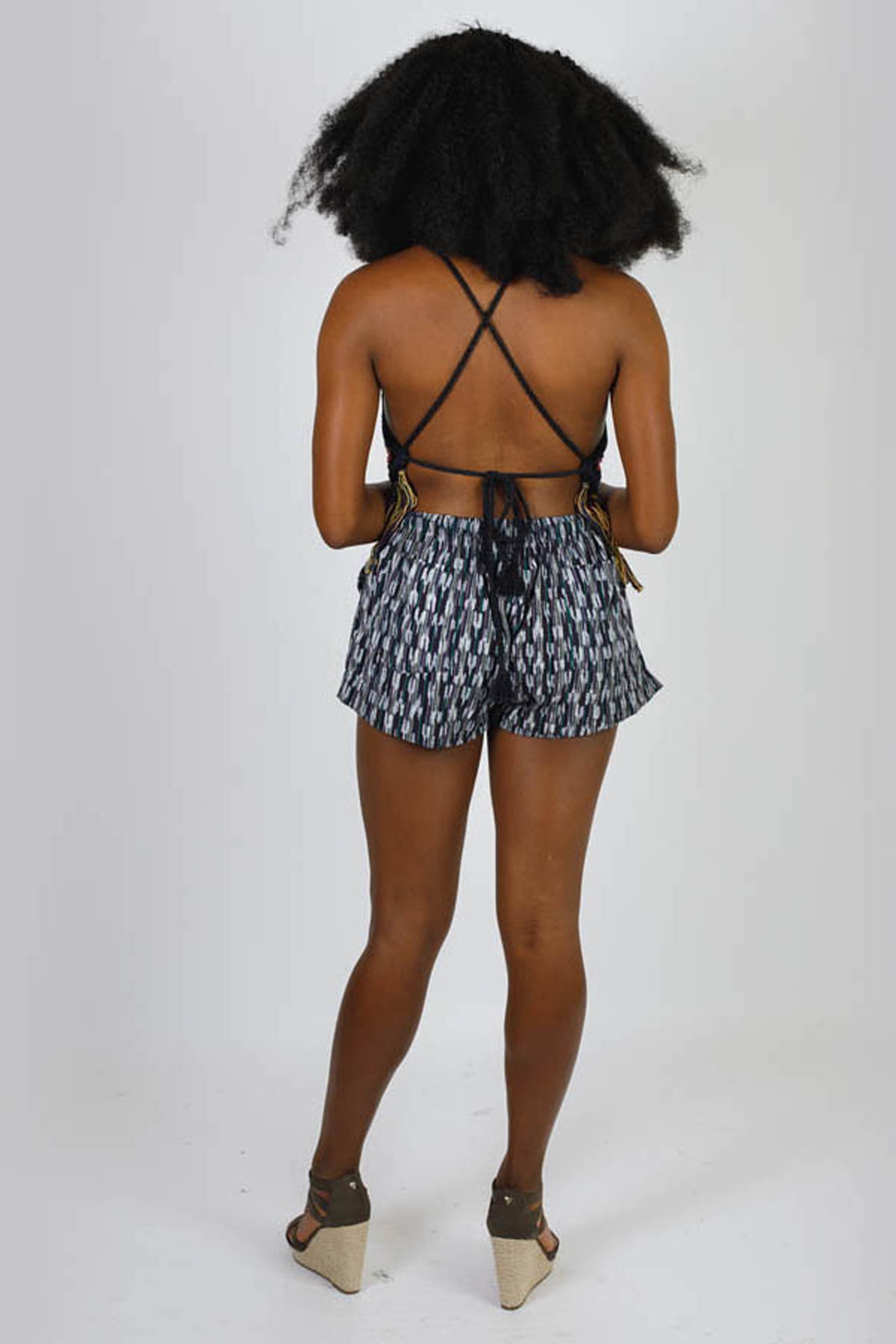 Cotton Crochet Square Top
