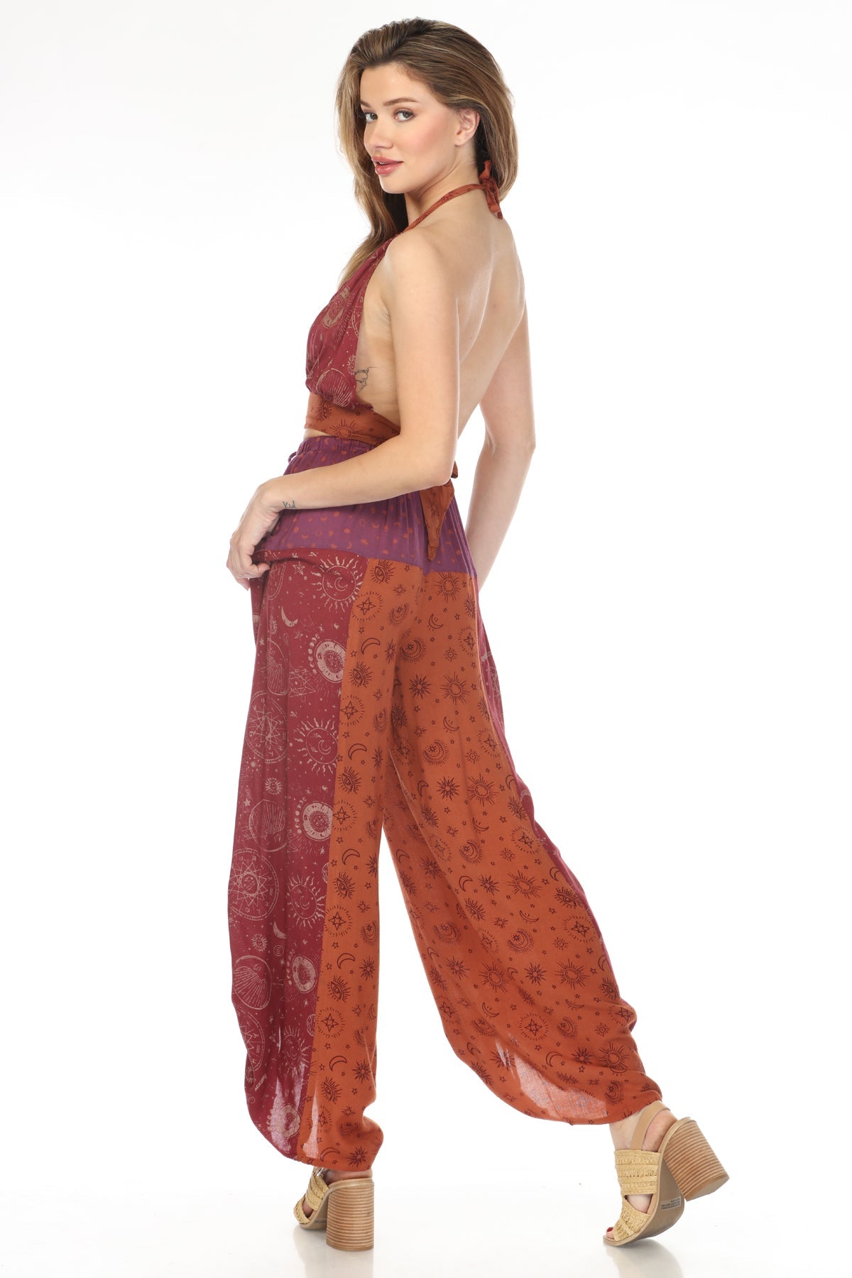 Celestial Ruched Halter Top