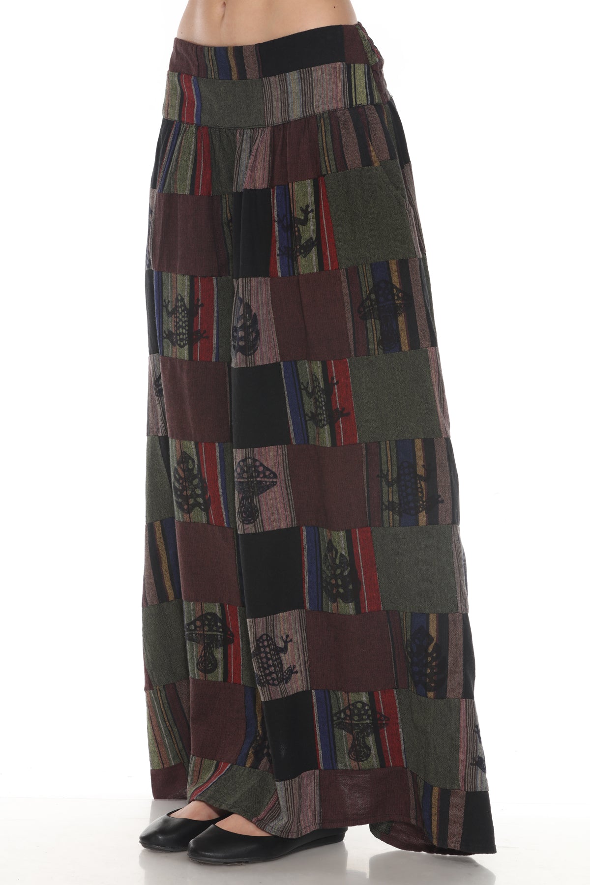 Maxi Patchwork Skirt