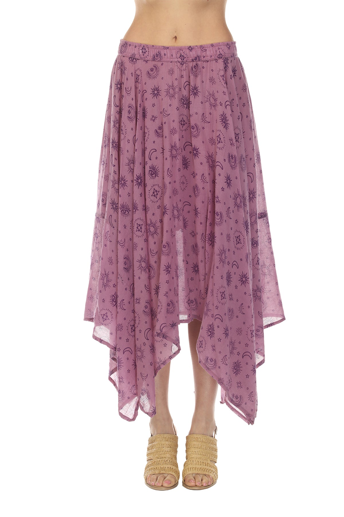 Gauze HankerChief Maxi Skirt