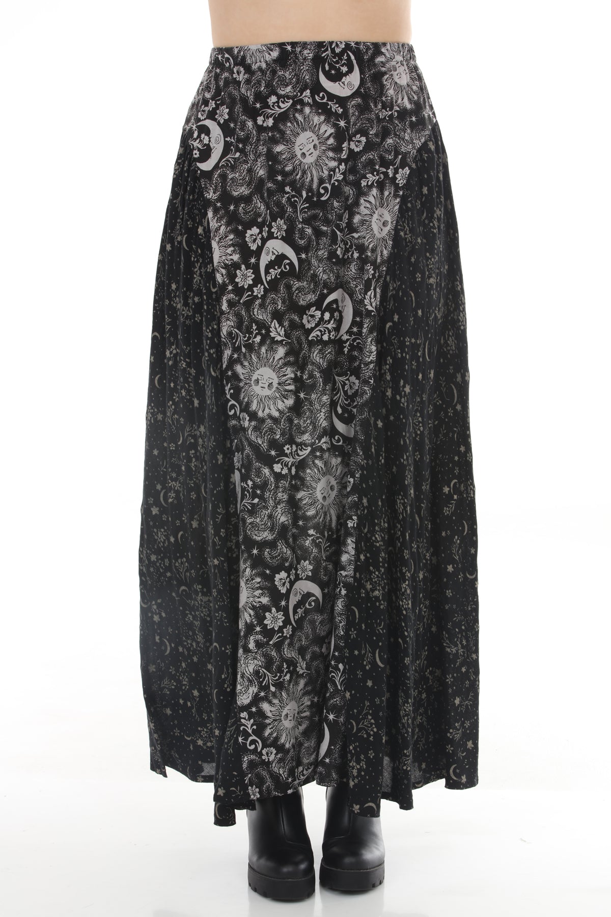 Romantick Celestial Flowy Maxi Skirt