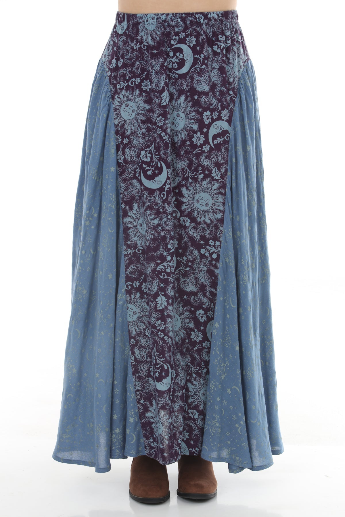 Romantick Celestial Flowy Maxi Skirt