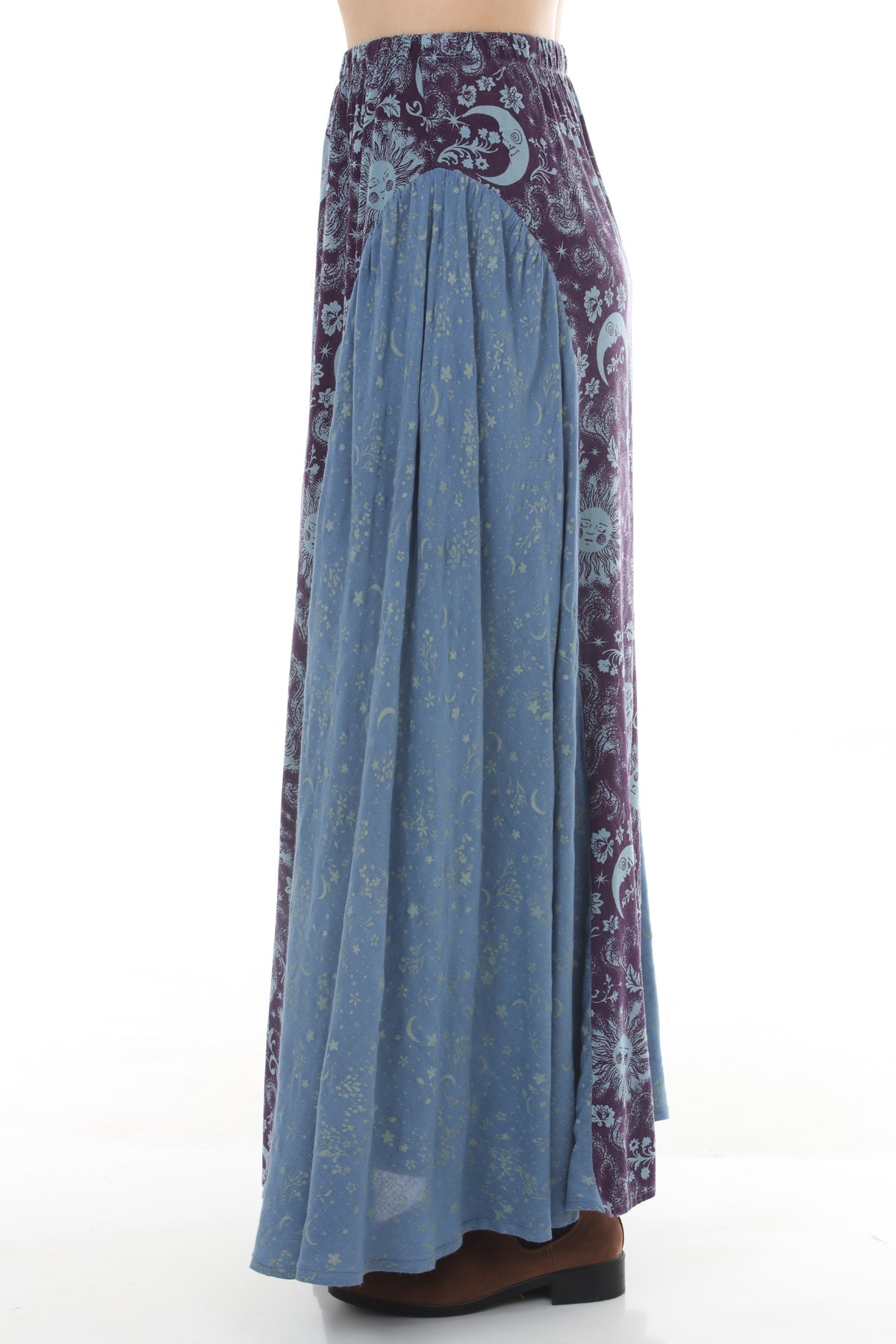 Romantick Celestial Flowy Maxi Skirt