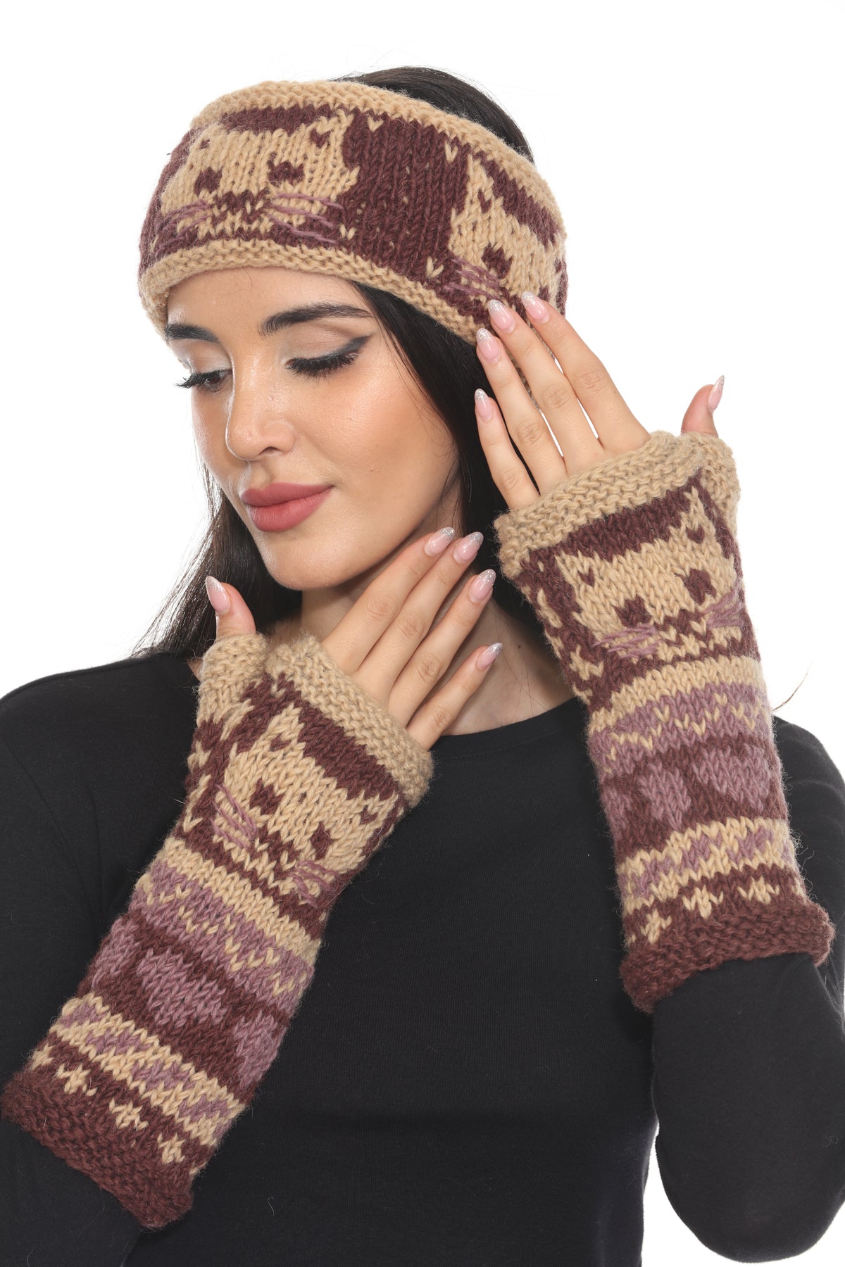 Kitty Knit Armwarmer
