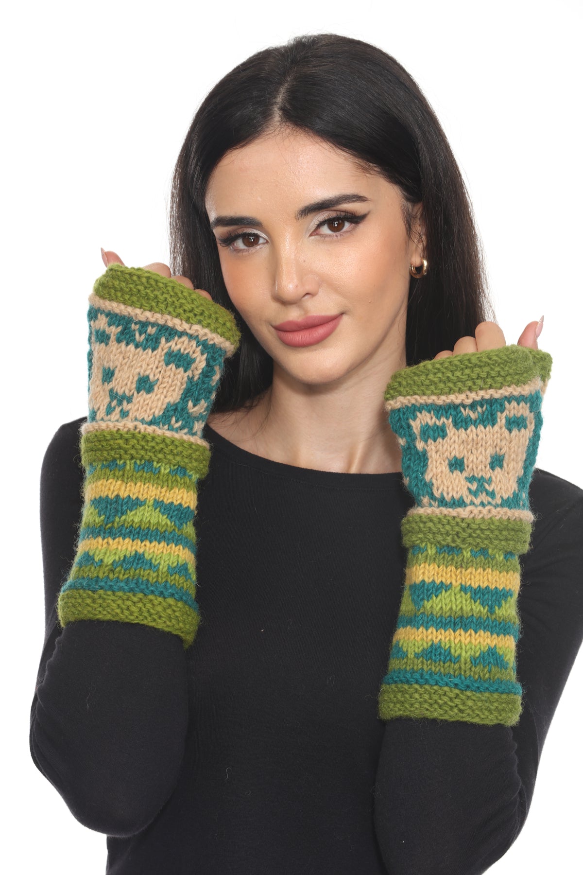 Teddy Bear Knit Armwarmer