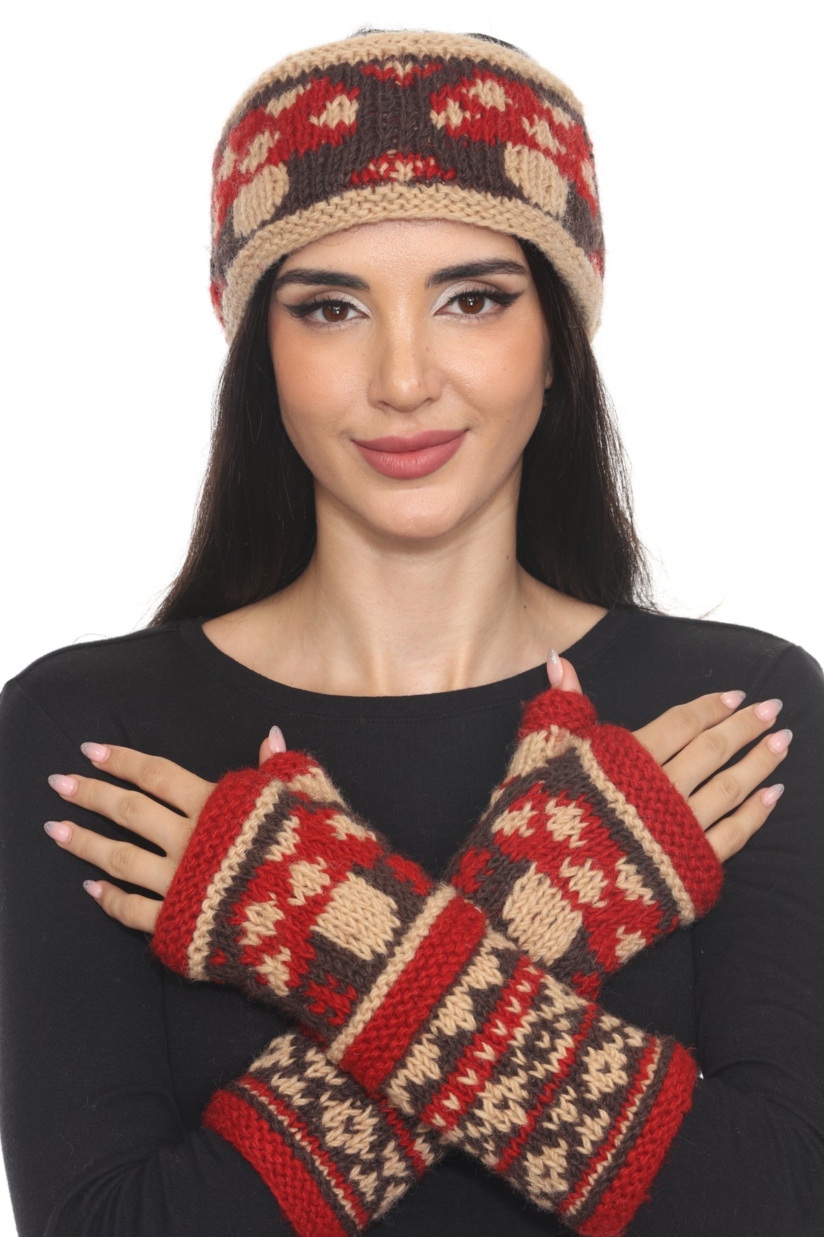 Mushroom Knit Armwarmer