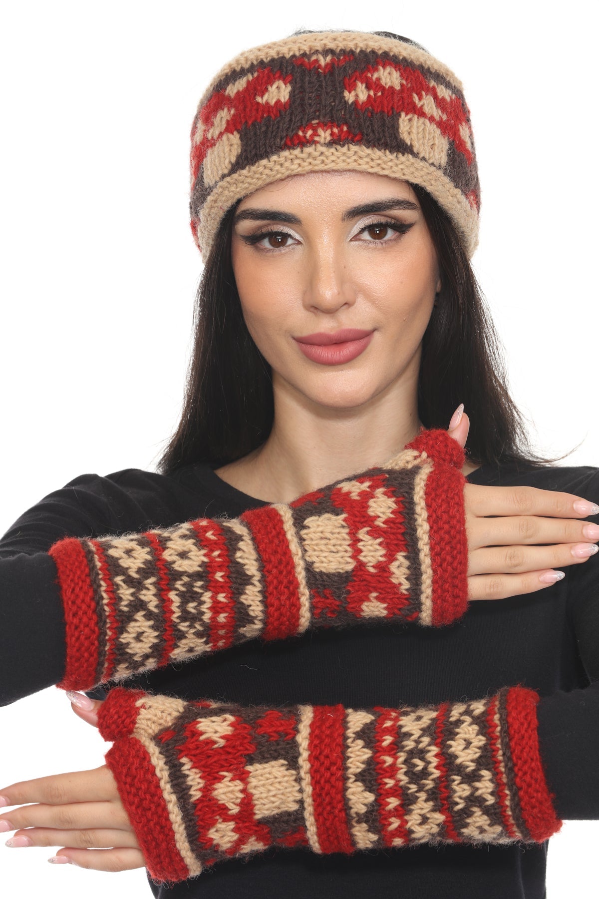 Mushroom Knit Armwarmer
