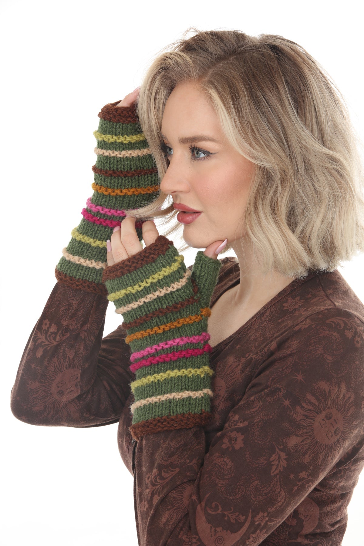 Sediment Rainbow Armwarmers