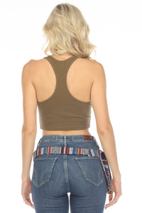 Rustic Stripe Hemp Belt bag