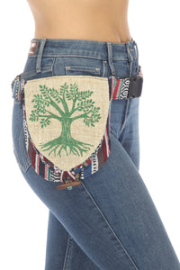 Rustic Stripe Hemp Belt bag