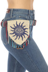 Rustic Stripe Hemp Belt bag