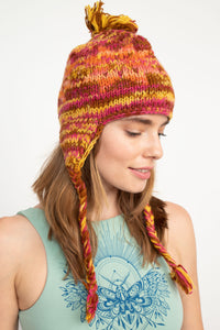 Knit Tiedye Winter Beanie Snow Ski Hat