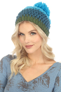 Tri Color Beanie Hat