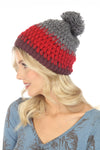 Tri Color Beanie Hat