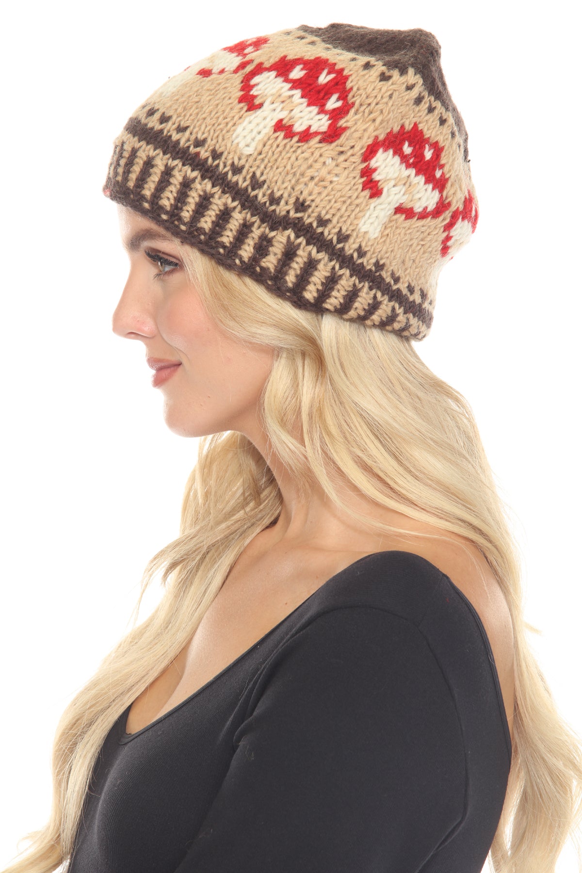 Wild Mushroom Slouchy Beanie