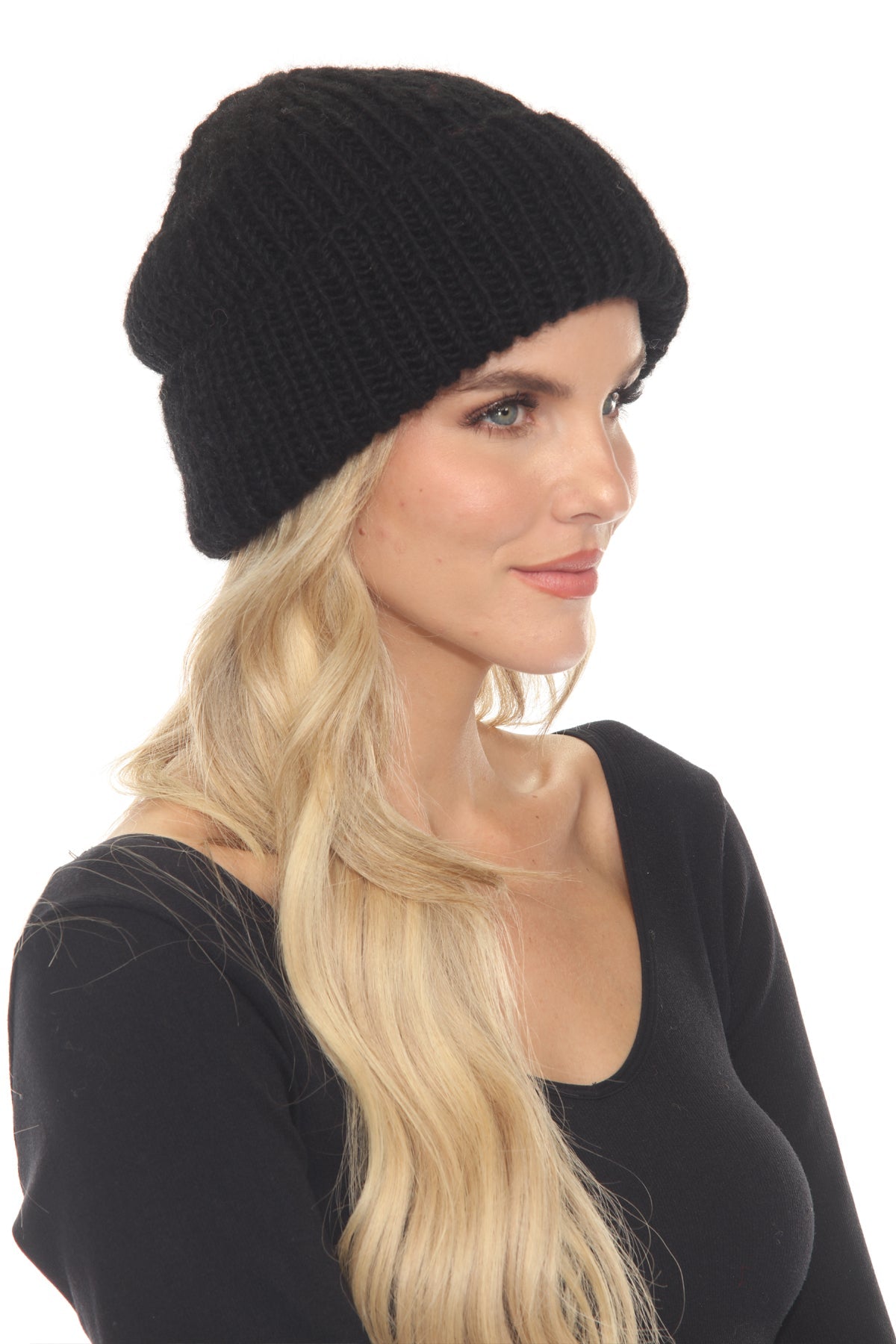 Ribbed Fine Wool Fisherman Beanie