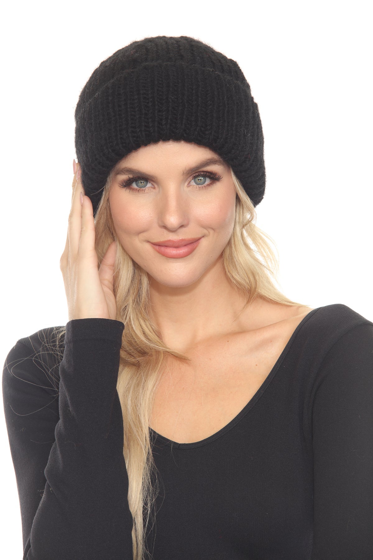 Ribbed Fine Wool Fisherman Beanie