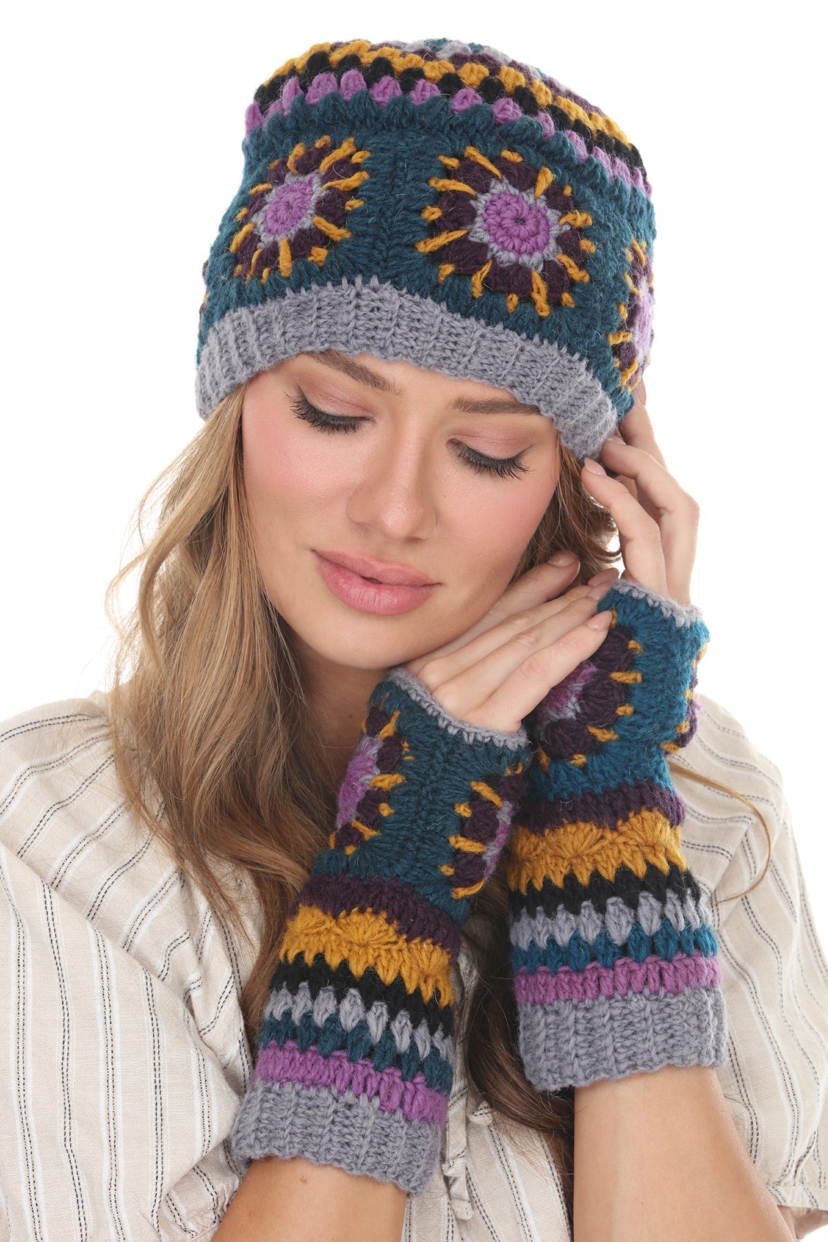 Cozy Granny Mandala Beanie