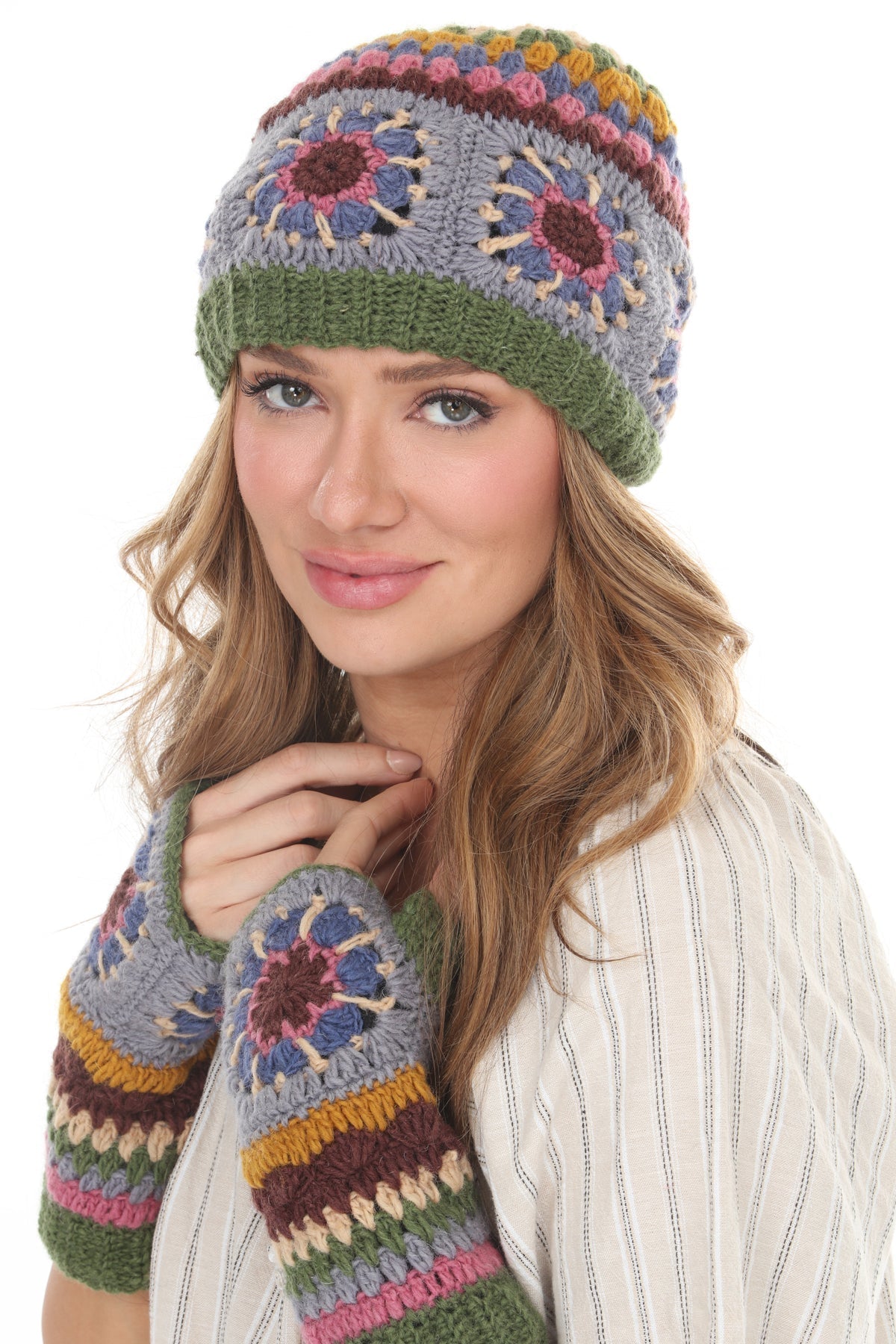 Cozy Granny Mandala Beanie