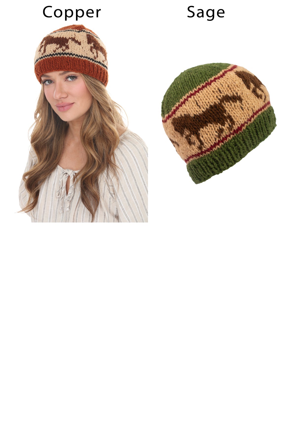 Horse Slouchy Beanie
