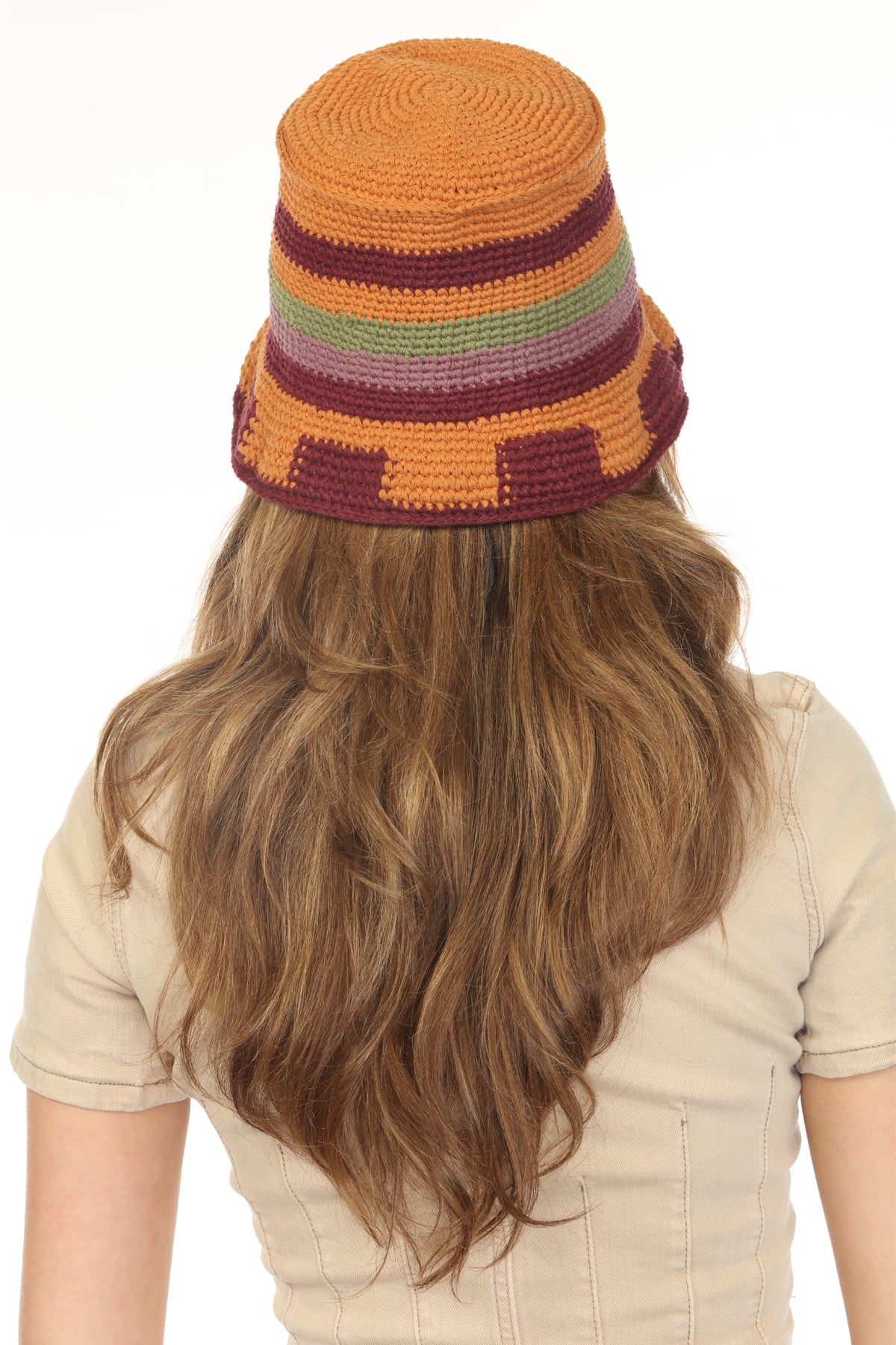 Maya Crochet Multi Bucket Hat